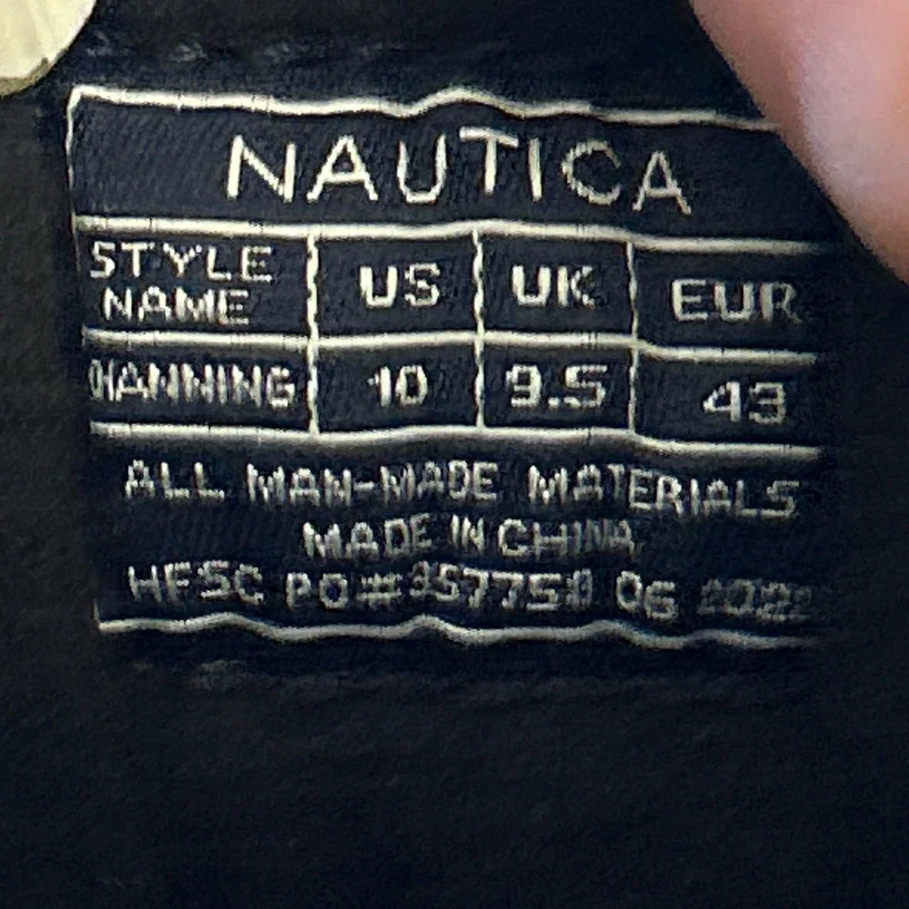 Nautica‎ Manning Mens Charcoal Black Waterproof Duck Boots FU0021 Size 10 NEW